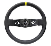 NRG 350MM TWO SPOKE STEERING WHEEL LEATHER